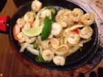 shrimp fajitas